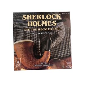 Bepuzzled Mystery Jigsaw Puzzle Sherlock Holmes "Speckled Band" 1000 Pieces New